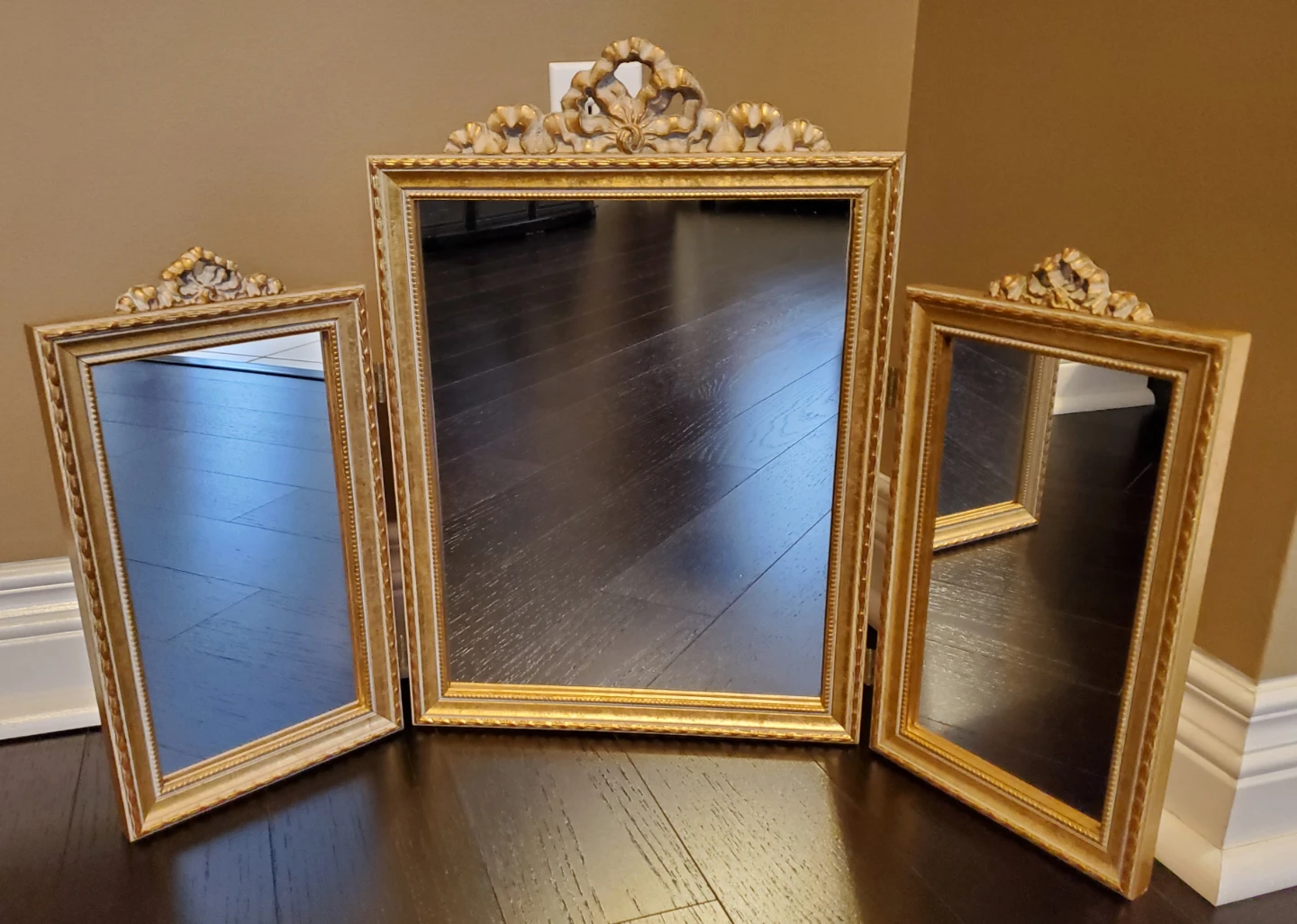 Antique Ornate Vanity Mirror