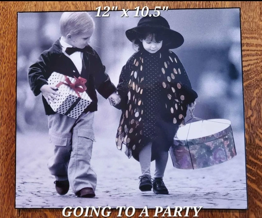 Kim Anderson Print - "Going to a Party" 12" x 10.5"