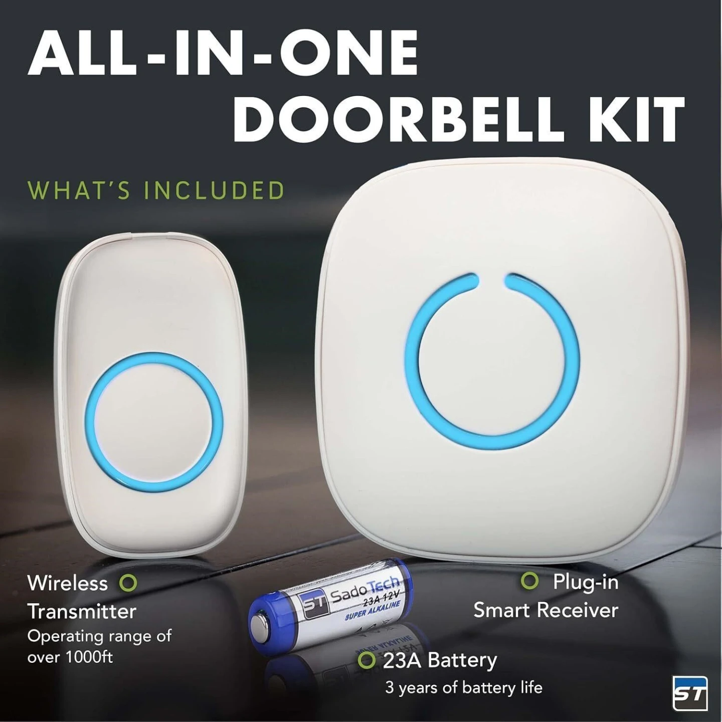 SadoTech Wireless Doorbell Kit - photo 2