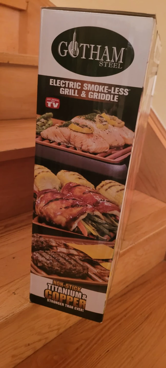 Gotham Steel Electric Smoke-Less Grill & Griddle - photo 2