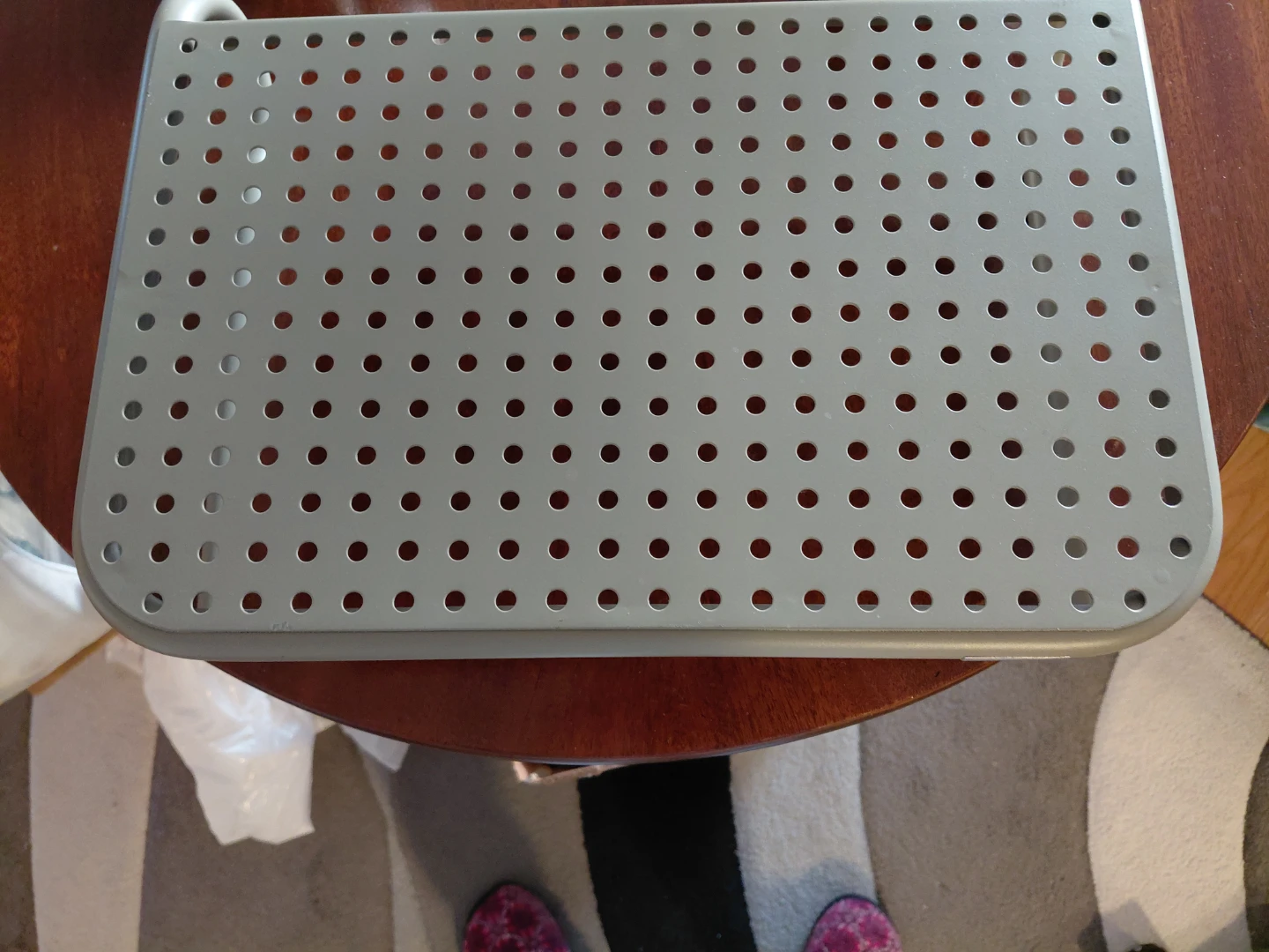 Adjustable Laptop Lap Desk with Perforated Top - photo 3
