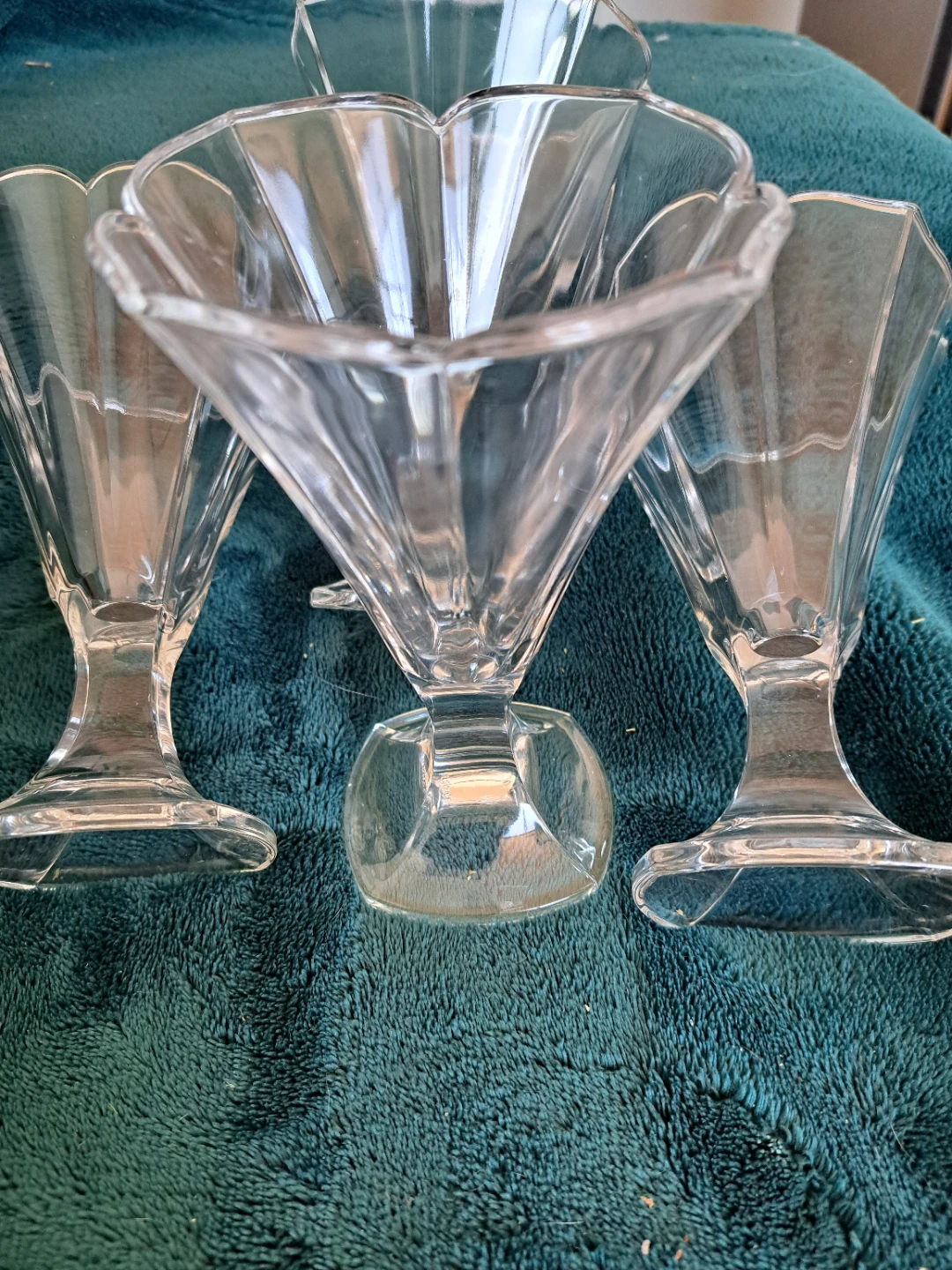 Set of 8 Clear Glass Dessert Cups - photo 2