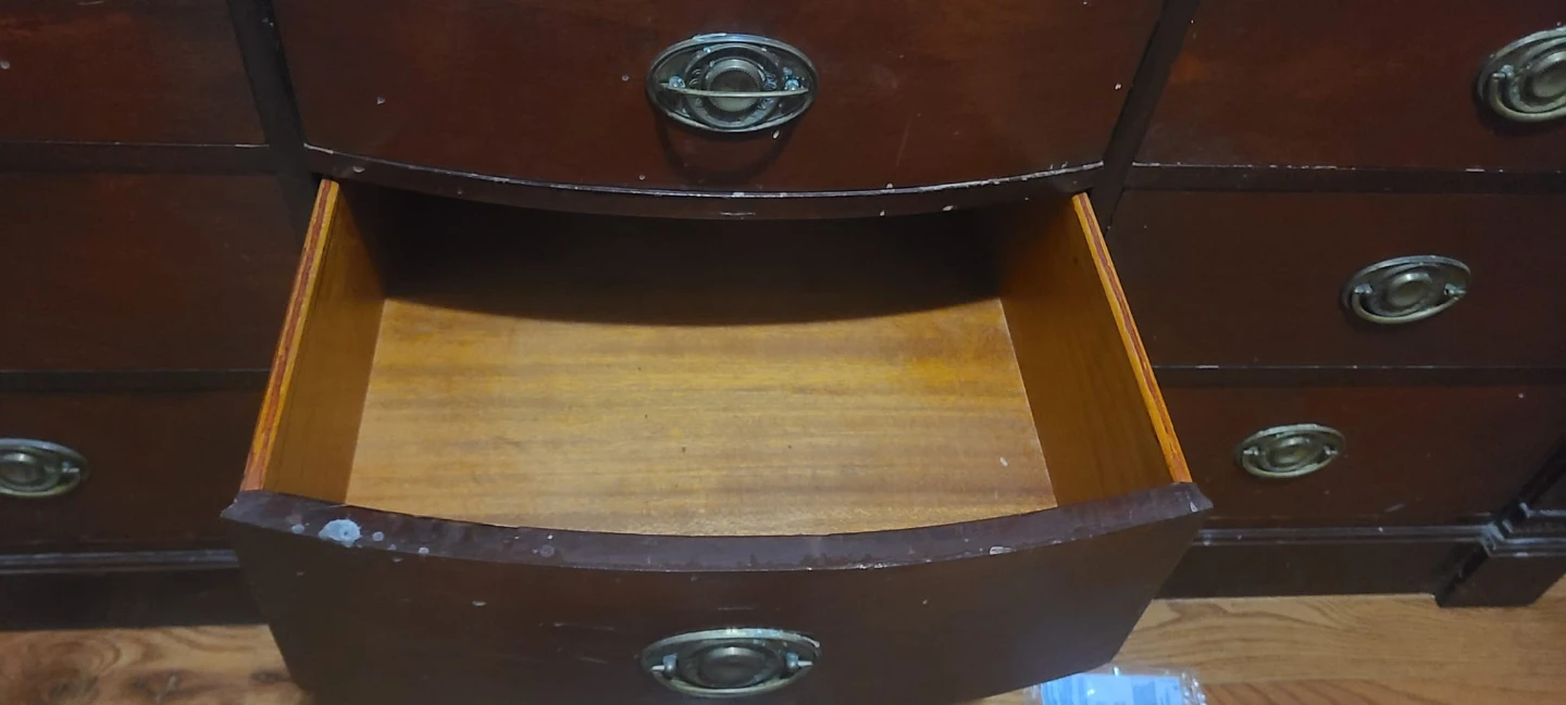Antique Cherry Wood Dresser - photo 2
