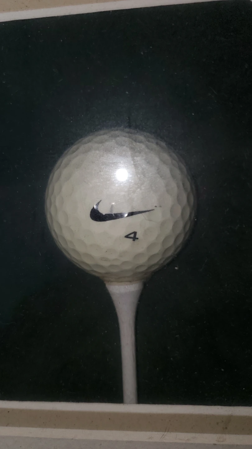 Tiger Woods Framed Golf Photo with Nike Golf Ball - photo 3