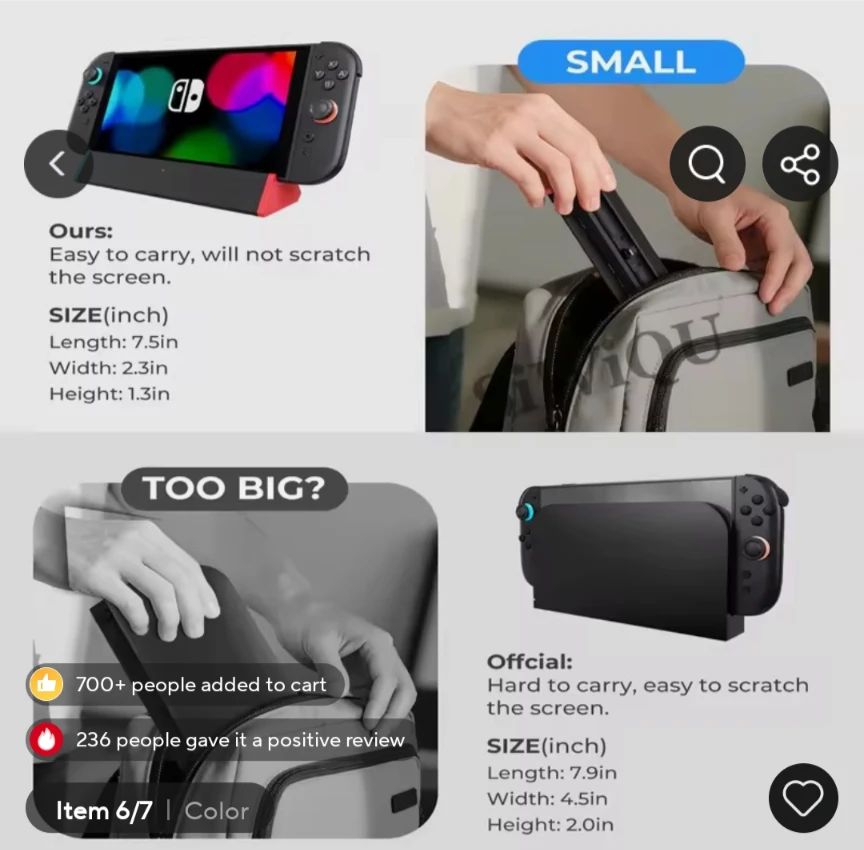 SiwiQu Nintendo Switch Docking Station with HDMI Output - photo 5