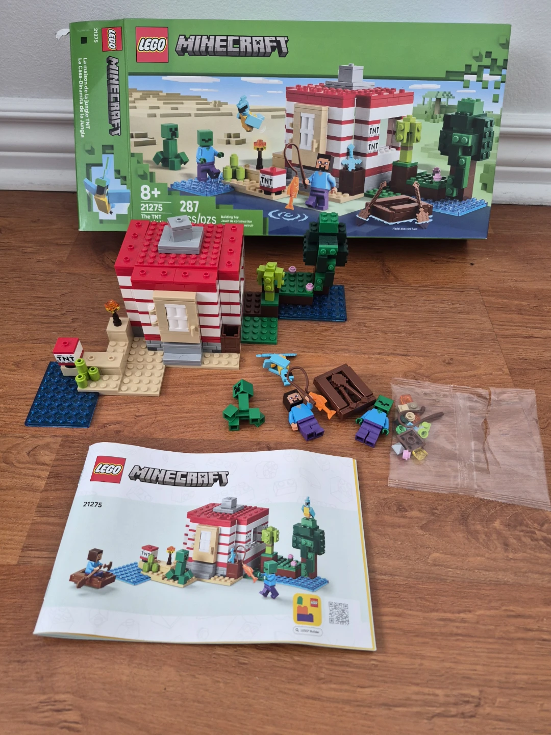 LEGO Minecraft The TNT Jungle House 21275 Building Toy