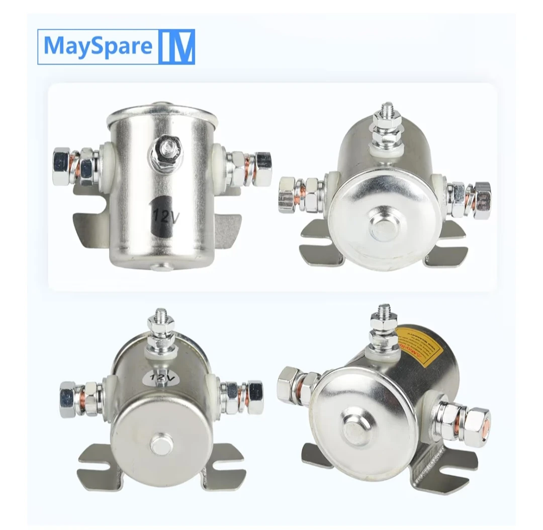 MaySpare Auto Relay 100A to 300A  12V Solenoid Relay 3 Terminal - photo 3