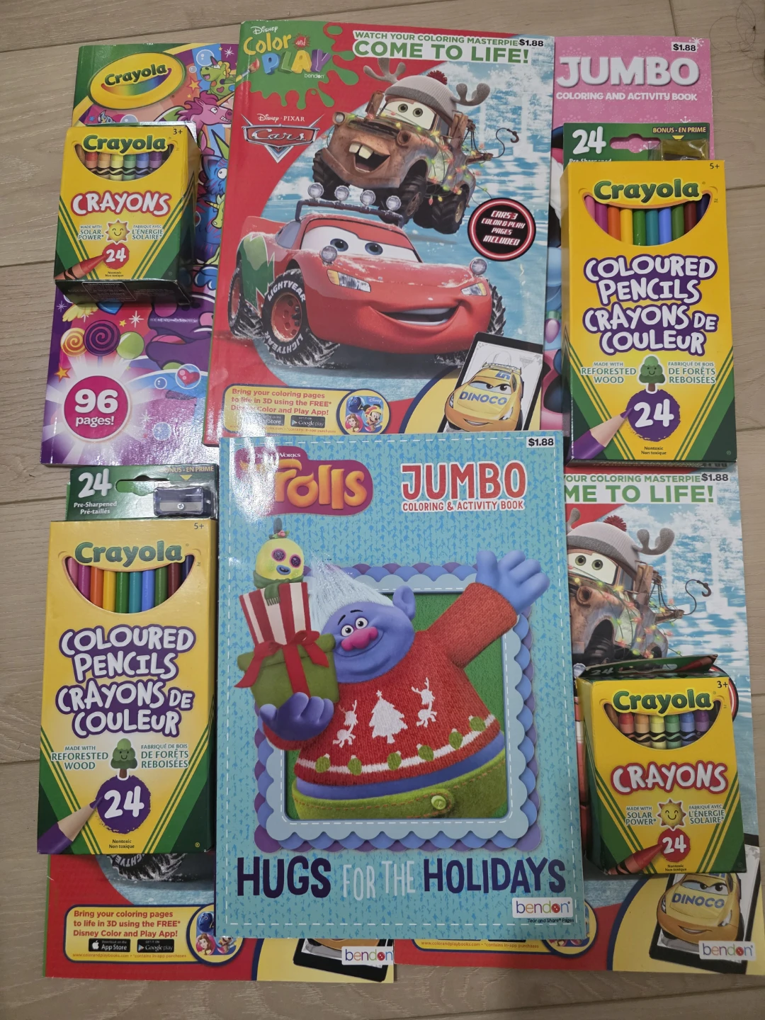 Crayola Coloring Books and Pencils Bundle
