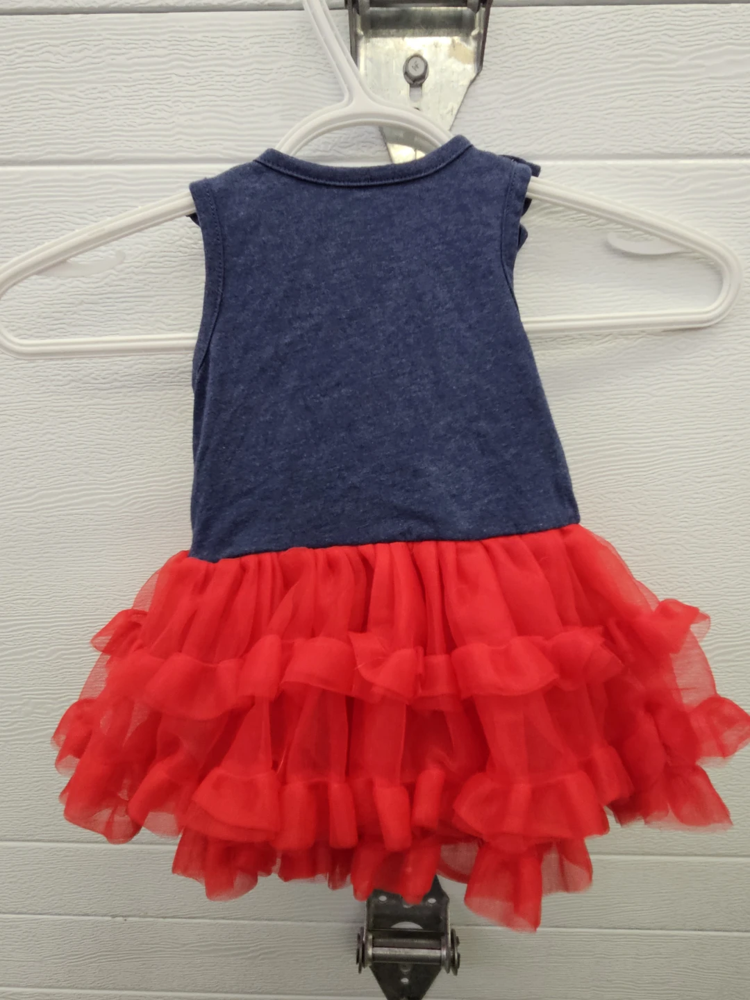 Baby Girl Blue & Red Tutu Bodysuit - photo 2