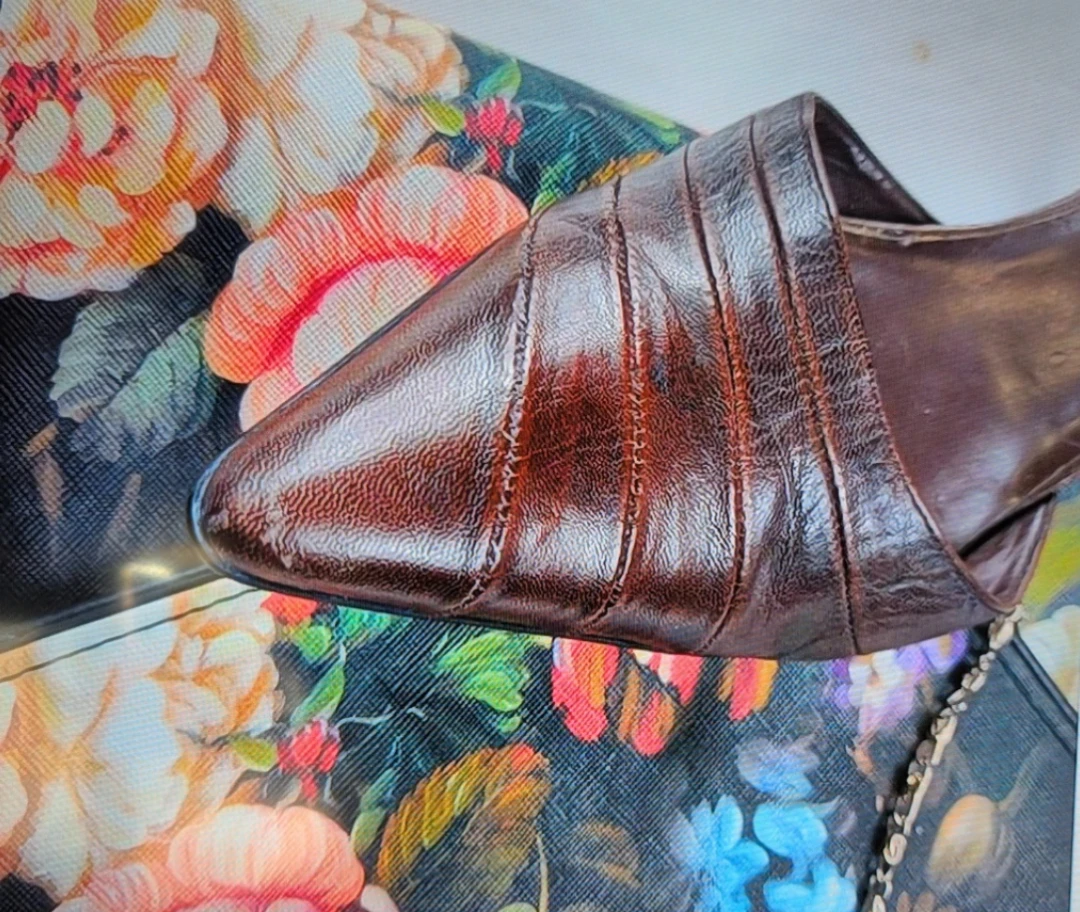ALDO Brown Leather Heels - photo 3