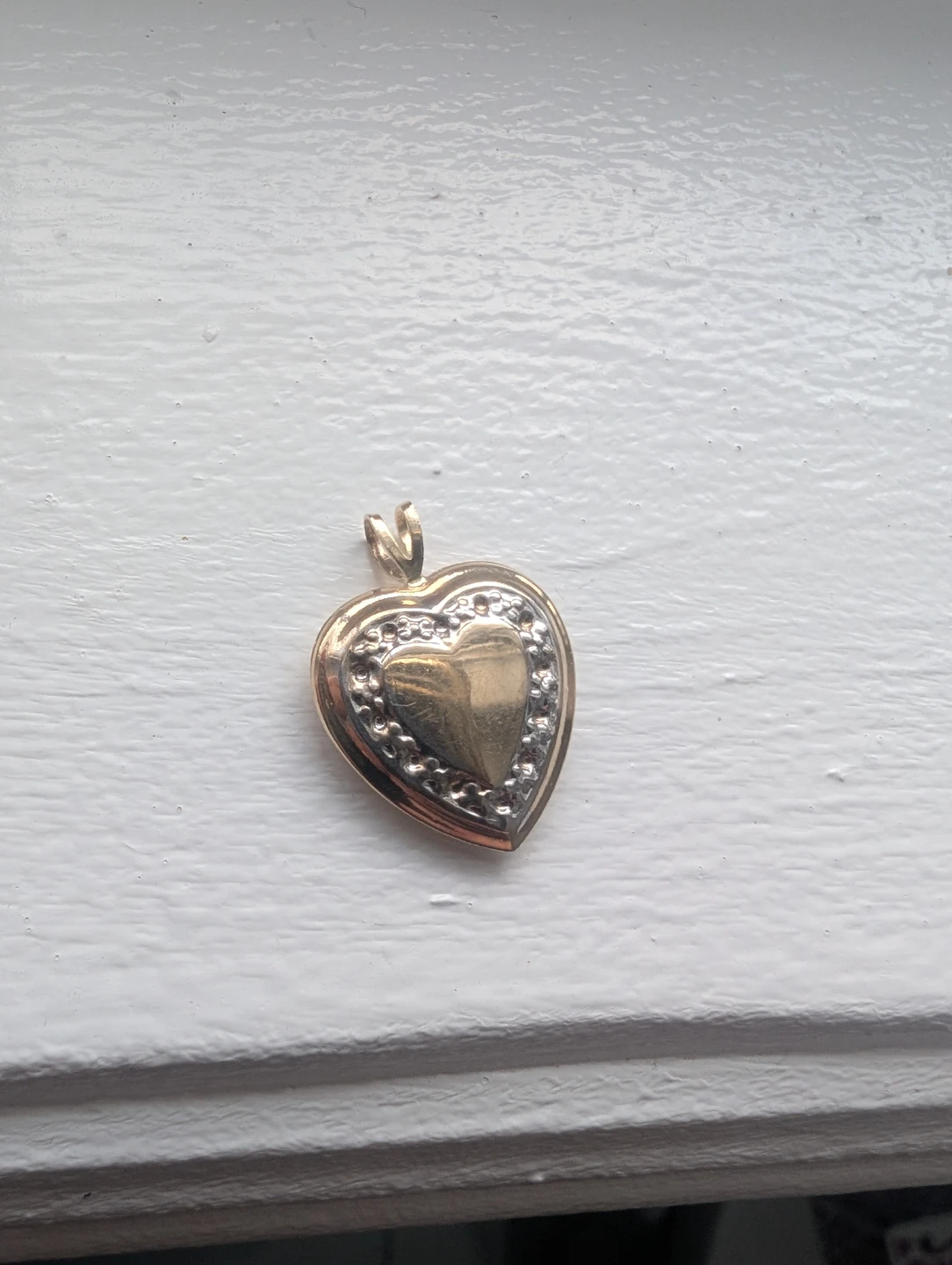 Brand New 14K Yellow Gold Heart Pendant For Sale - photo 2