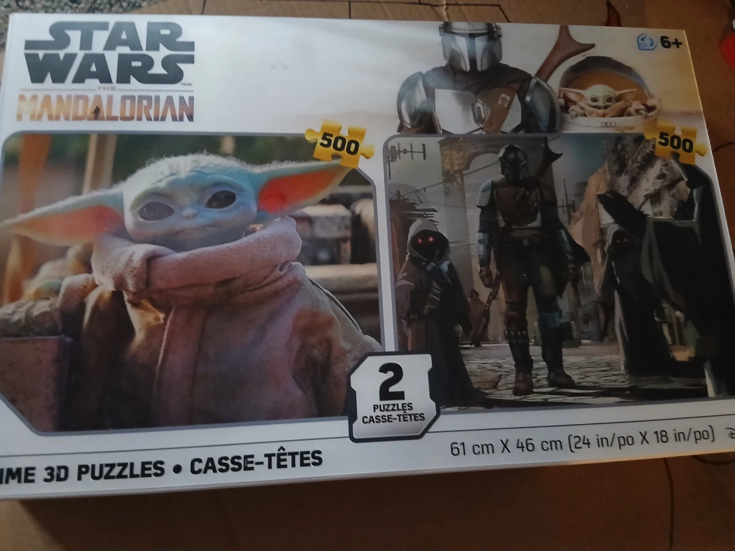Star Wars The Mandalorian 2x 500 Piece Puzzles - photo 3
