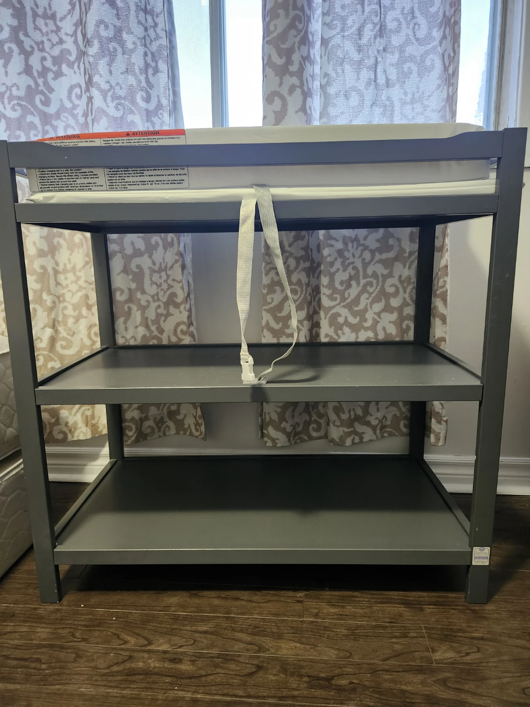 Grey Baby Changing Station and Dresser Set - photo 3