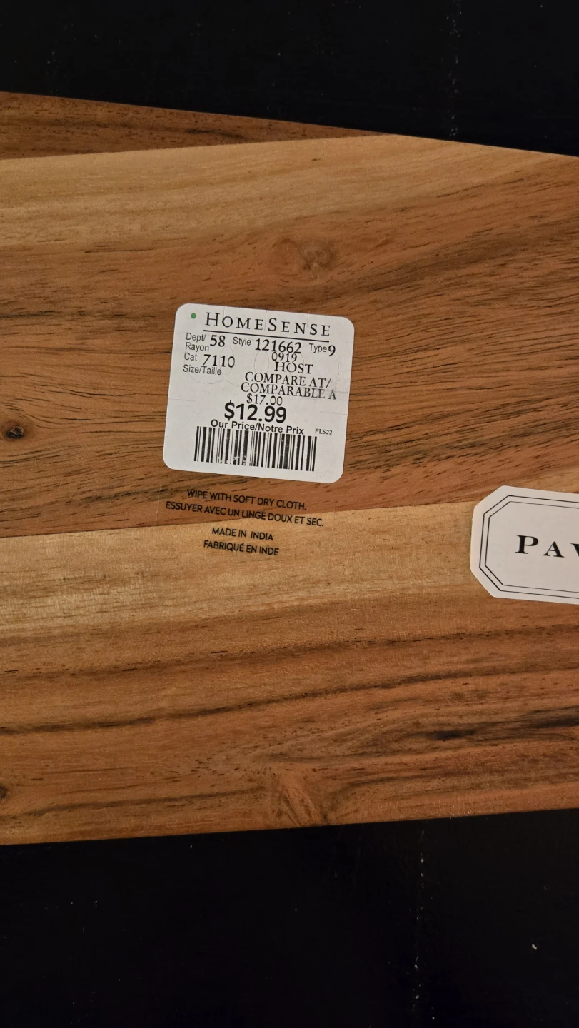 HomeSense Wooden Serving Tray - photo 2