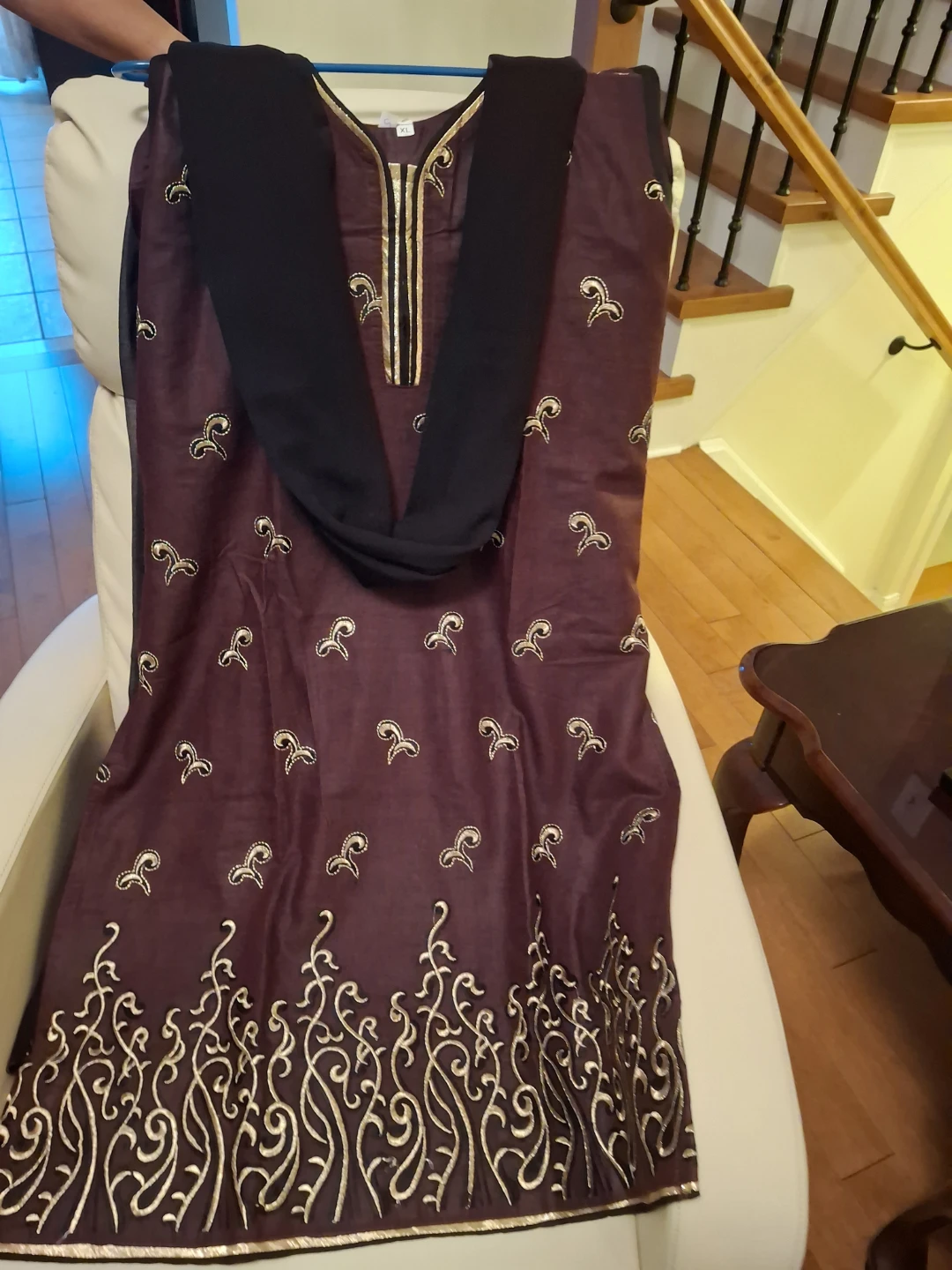 Embellished Kurti Top with Dupatta - Size XL - photo 4