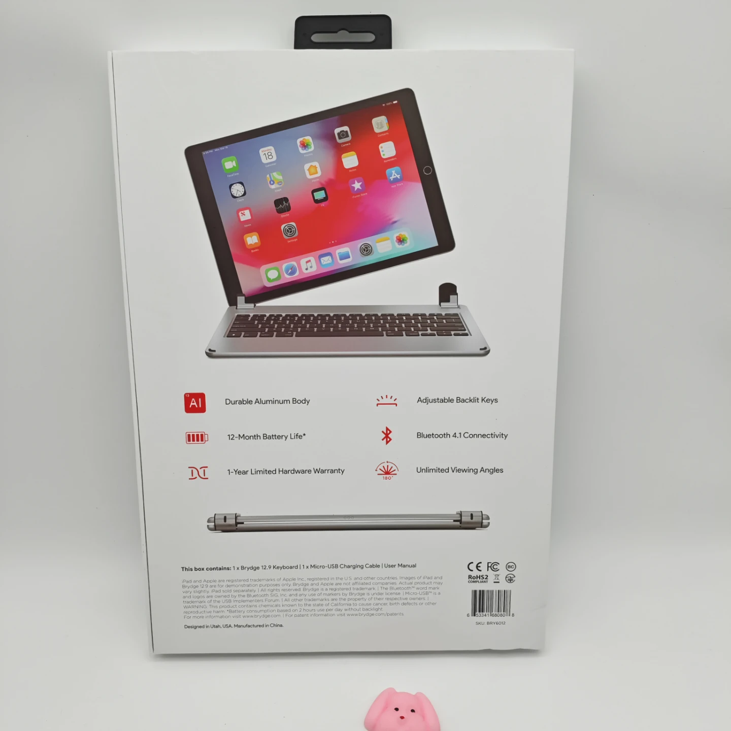 Brydge Wireless Keyboard for 12.9-inch iPad Pro - photo 2
