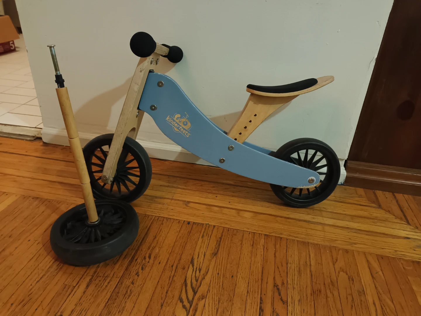 Kinderfeets Wooden Balance Tricycle / Bike