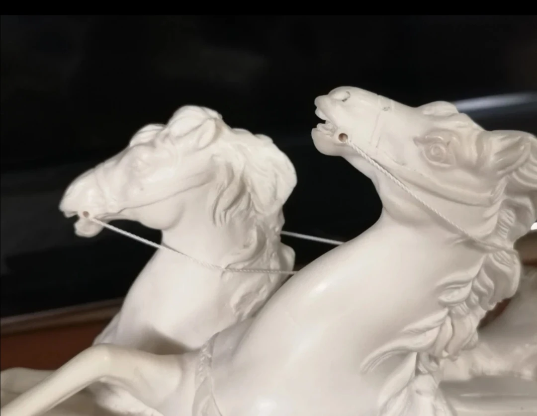Beautiful Epic Roman Empire Chariot Art Sculpture by A. Santini - photo 5