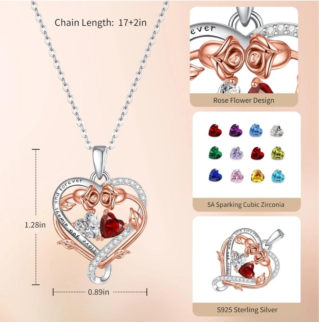 Lomantise Heart Pendant Necklace 🌱 - photo 5