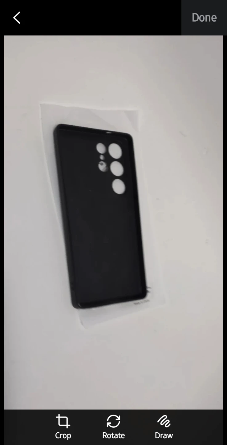 Black Phone Case for Samsung Galaxy S25 Ultra