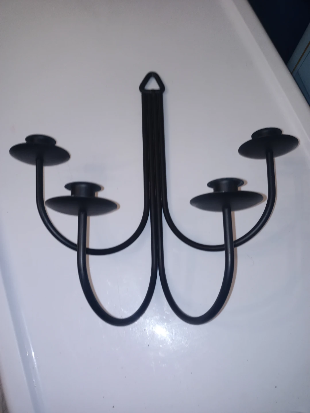 4 Candle Hanging Metal Holder