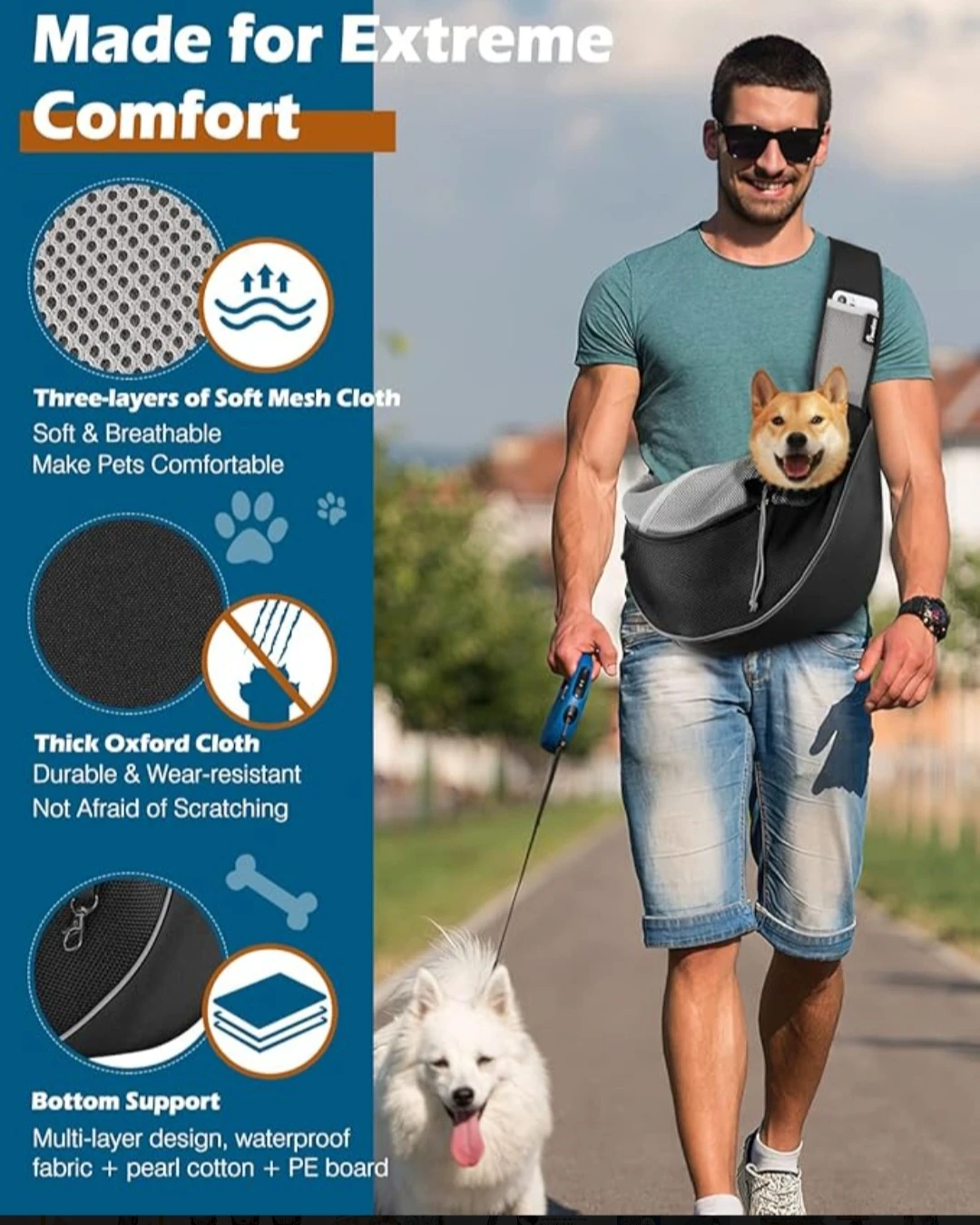 Small-Pet Carrier Sling Bag - photo 3