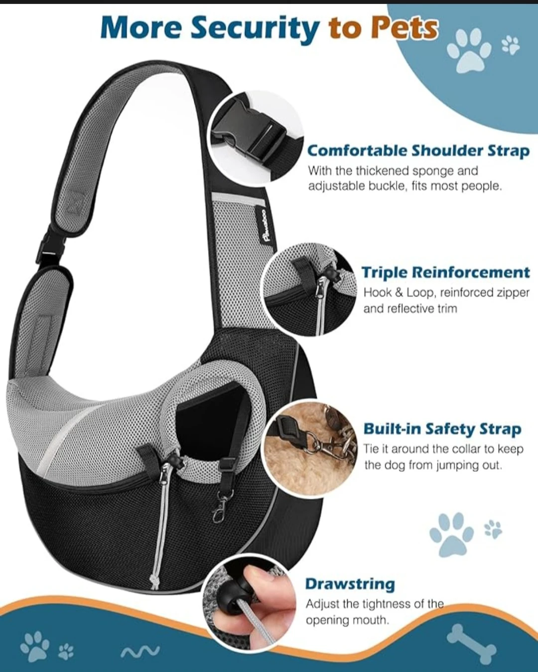 Small-Pet Carrier Sling Bag - photo 5