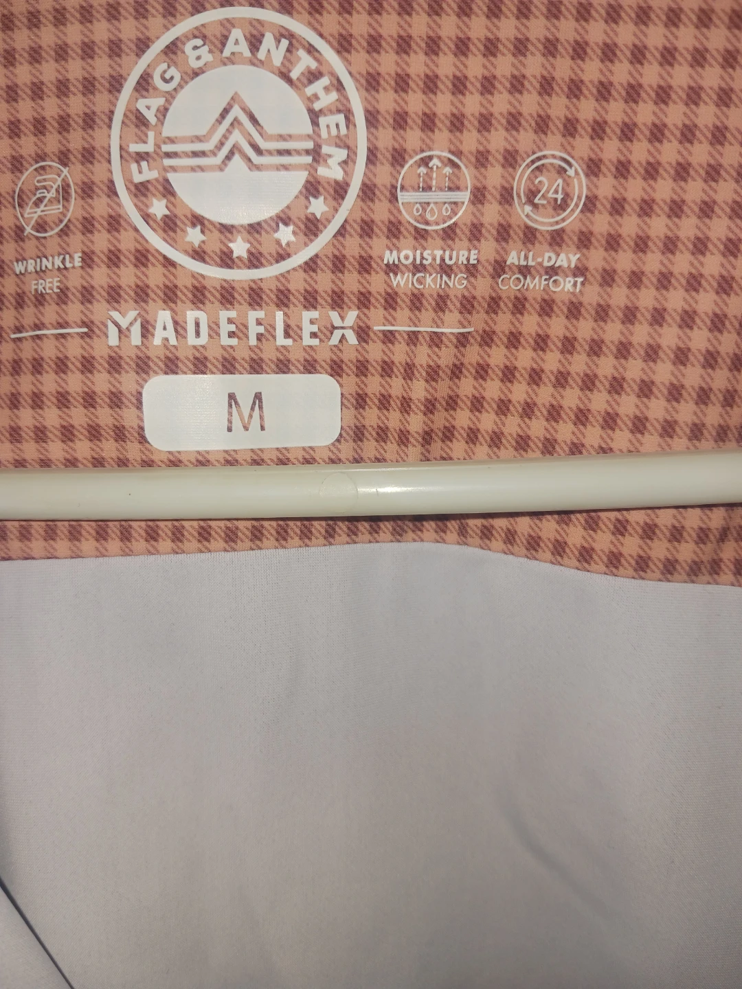 🏆New Flag & Anthem Madeflex Wrinkle-Free Button-Up Shirt - photo 4