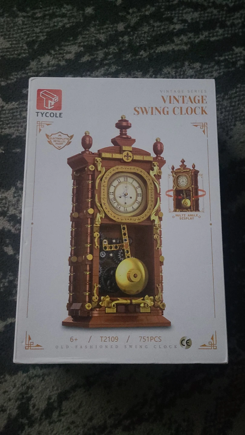 TYCOLE Vintage Series Old-Fashioned Swing Clock
