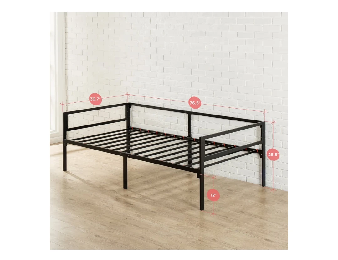Black Metal Daybed Frame