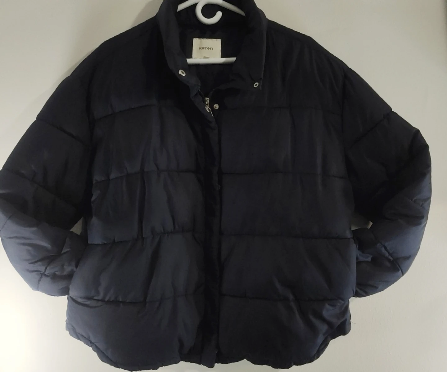 Koton Puffer Jacket Navy Blue Women's Size 14