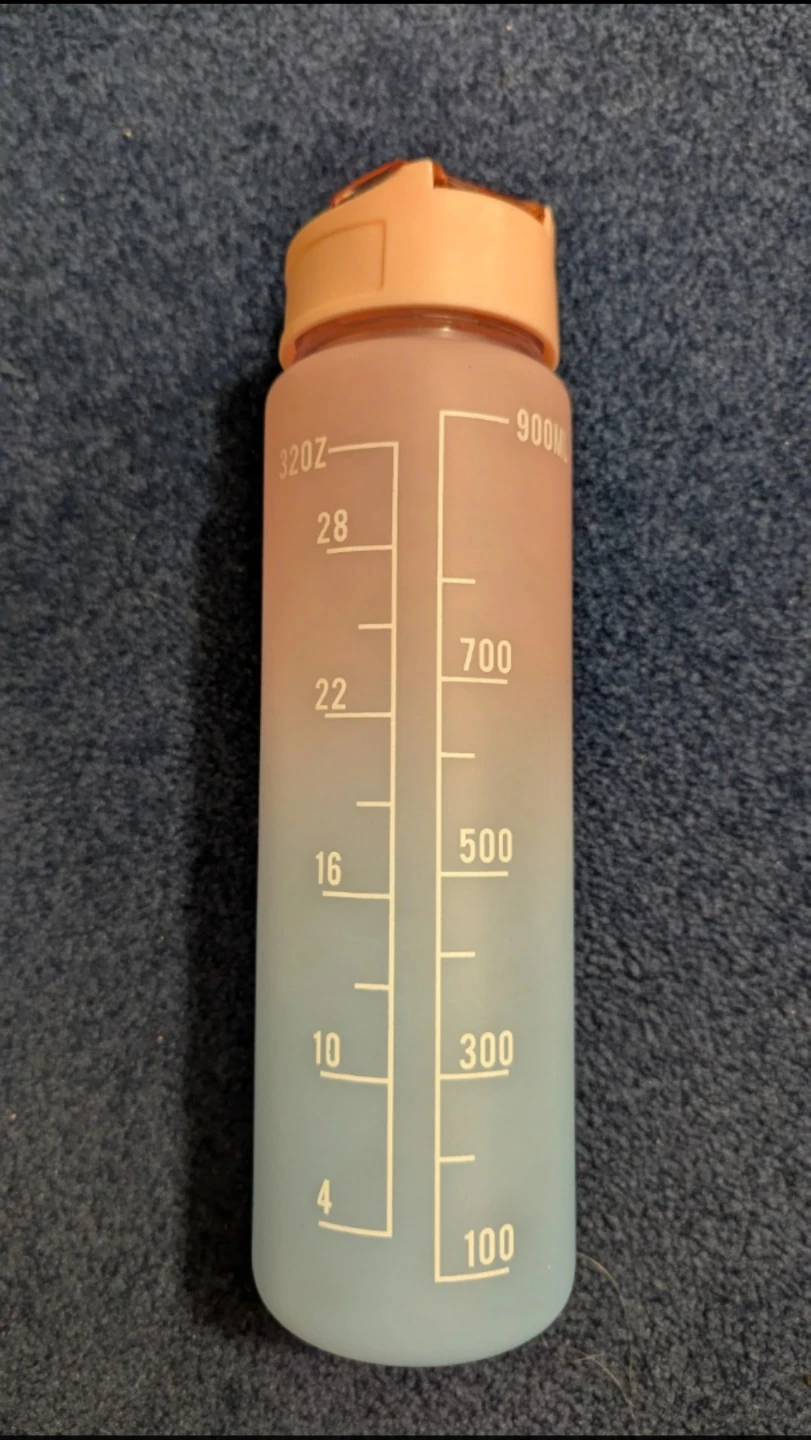 NEW! Graduated Water Bottle with Straw - photo 2