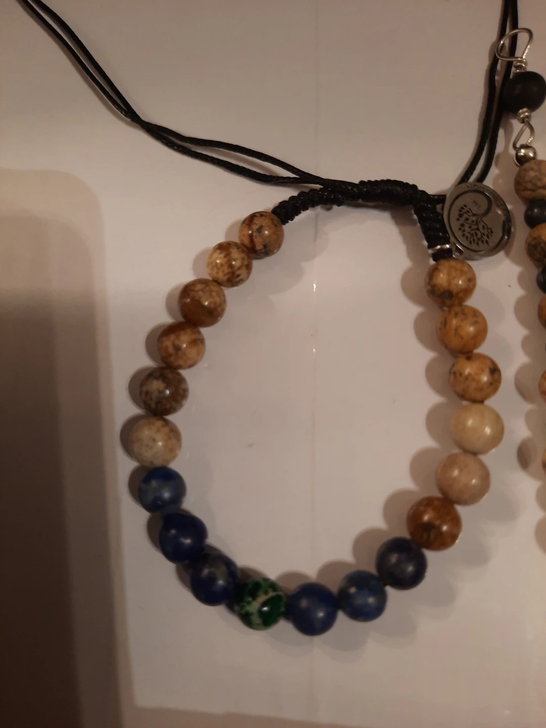 Handmade Beaded Bracelets 925 - Jasper & Lapis Lazuli - photo 2