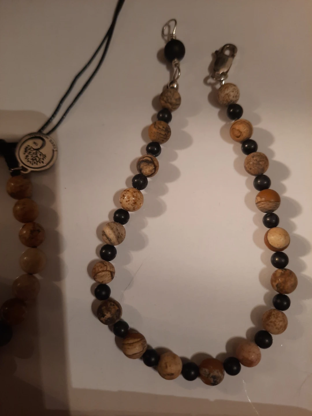 Handmade Beaded Bracelets 925 - Jasper & Lapis Lazuli - photo 3