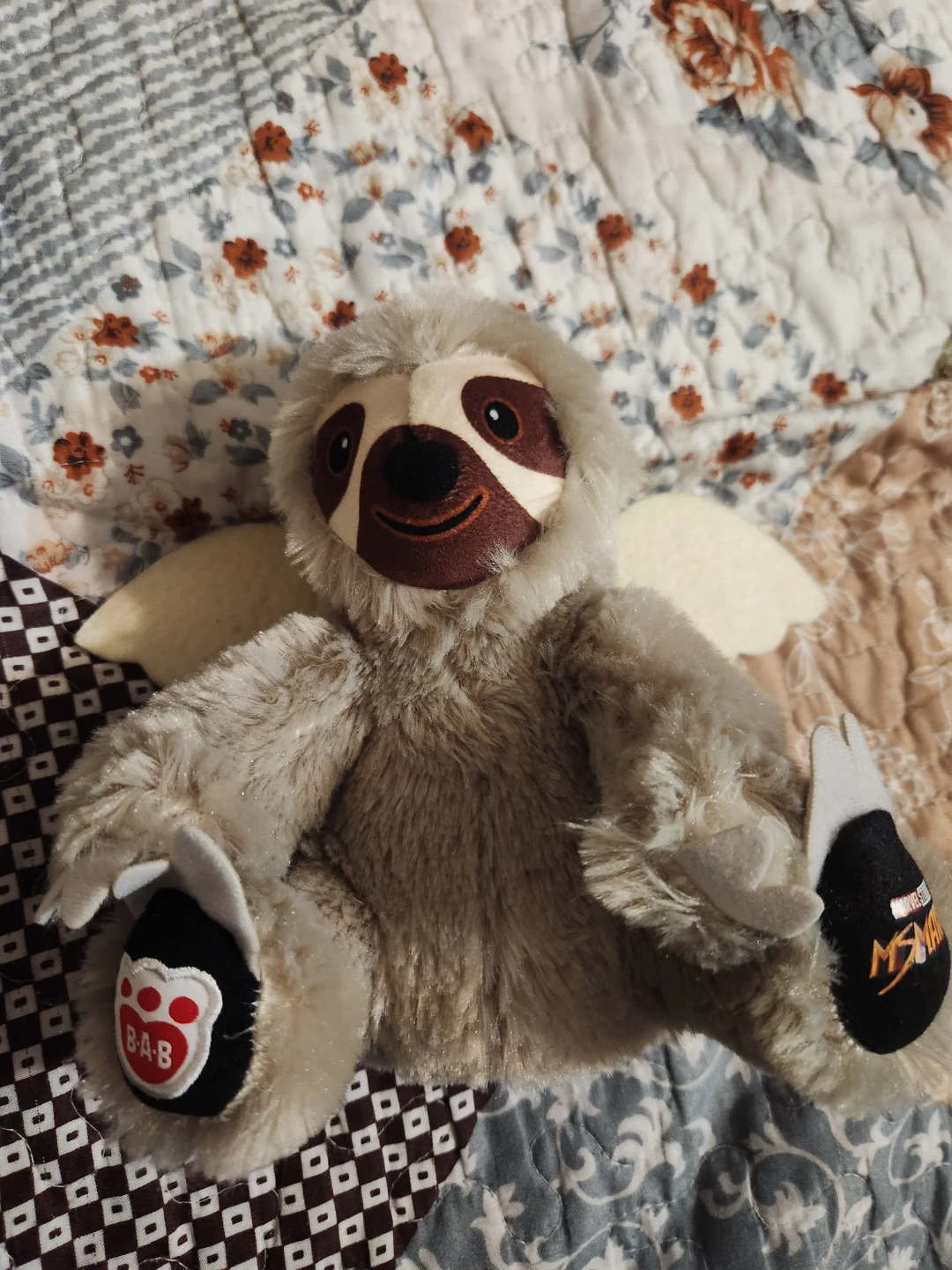 Build-A-Bear Ms. Marvel Sloth Plush Toy