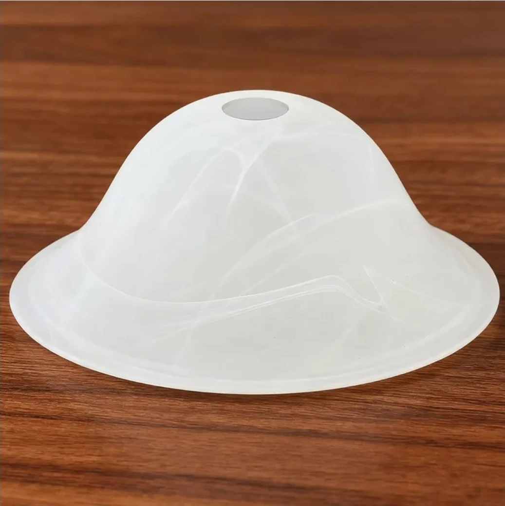 Glass Lamp Shade Replacement 12" D x 4.75" H - photo 2
