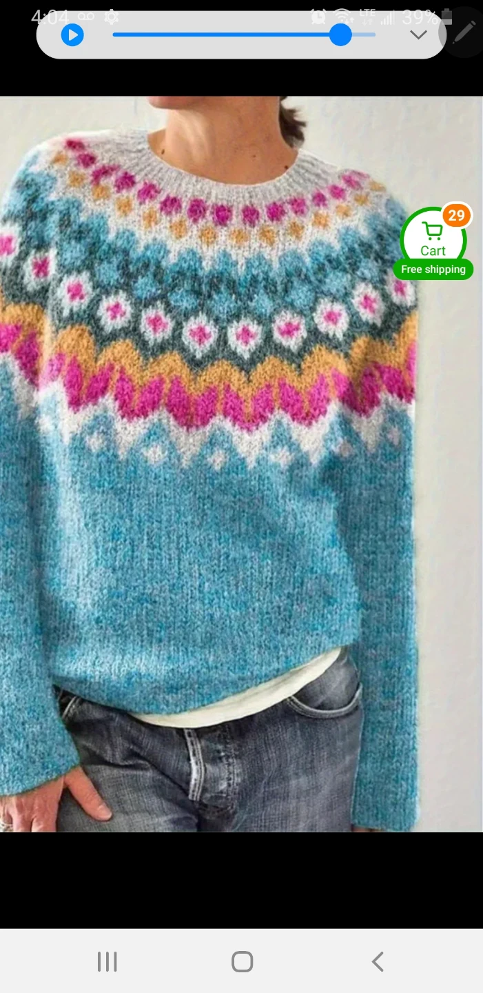 Hand knit made to measure fair isle sweaters - photo 3