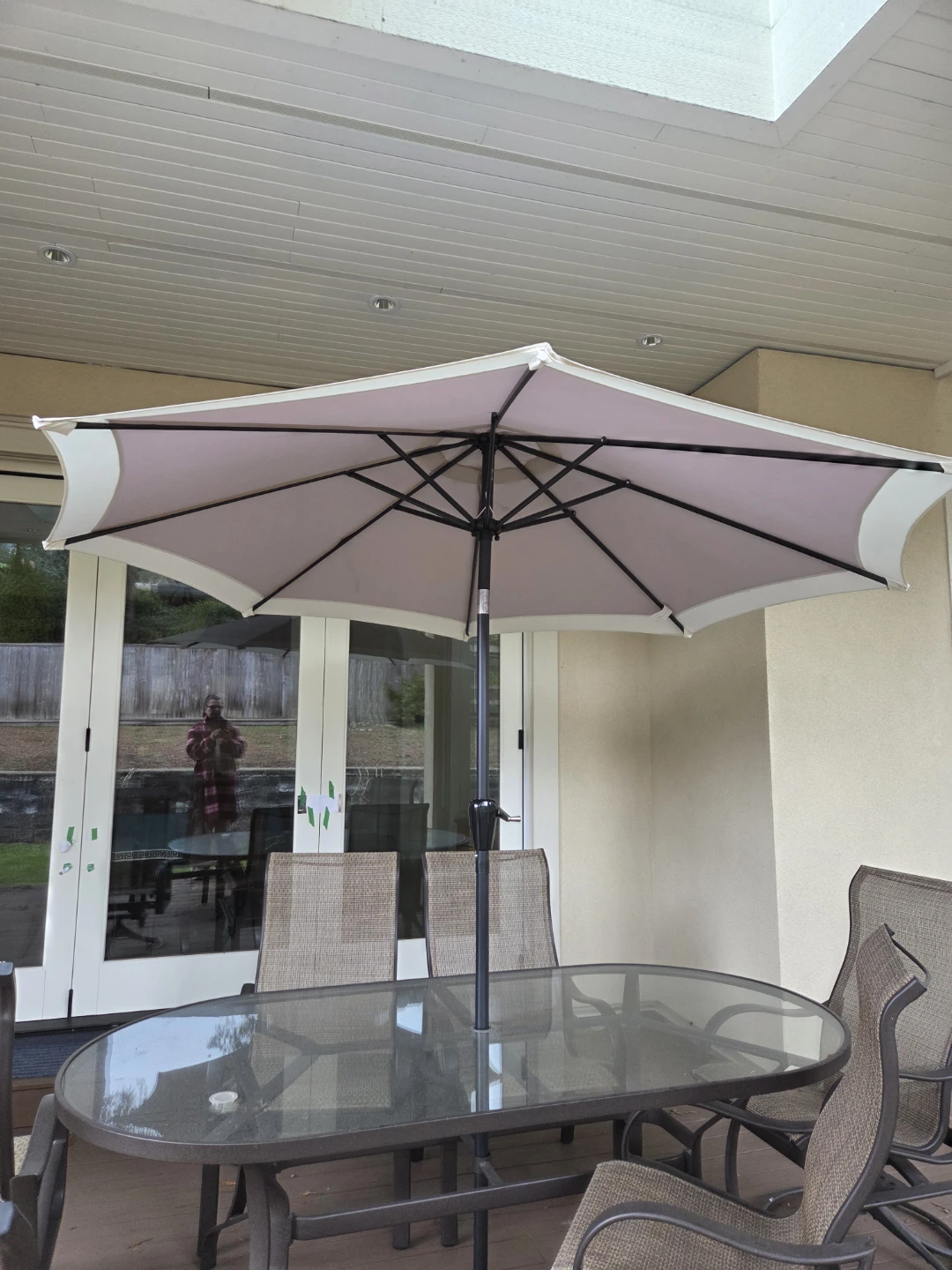 Outdoor Patio Umbrella - Light Purple - photo 2