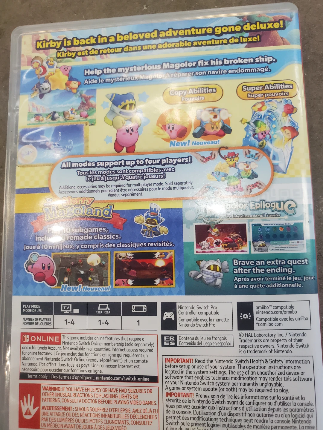 Kirby's Return to Dream Land Deluxe Nintendo Switch Game - photo 2