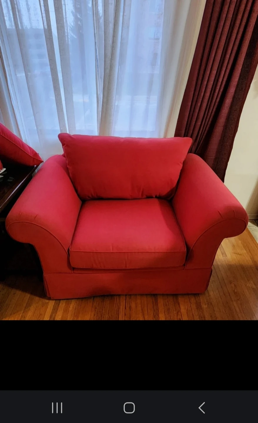 Comfy Red Armchair