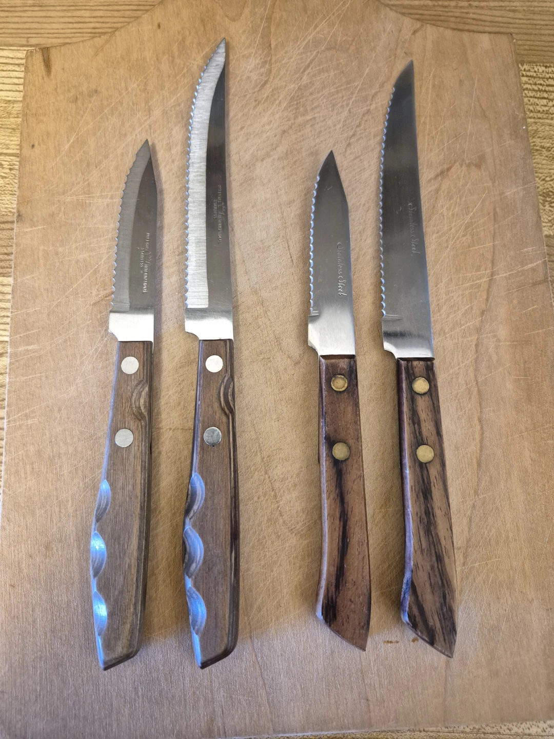 4 Knives: 2 paring + 2 all-purpose (4 for $8) - photo 2
