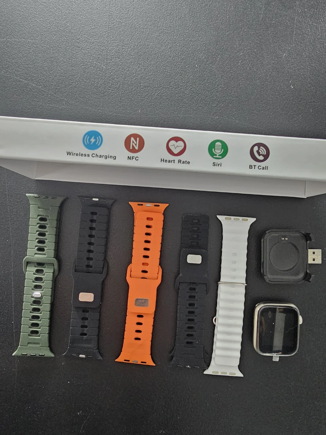 Android SmartwatchSeries 8 with 5 Bands and Charger - photo 2
