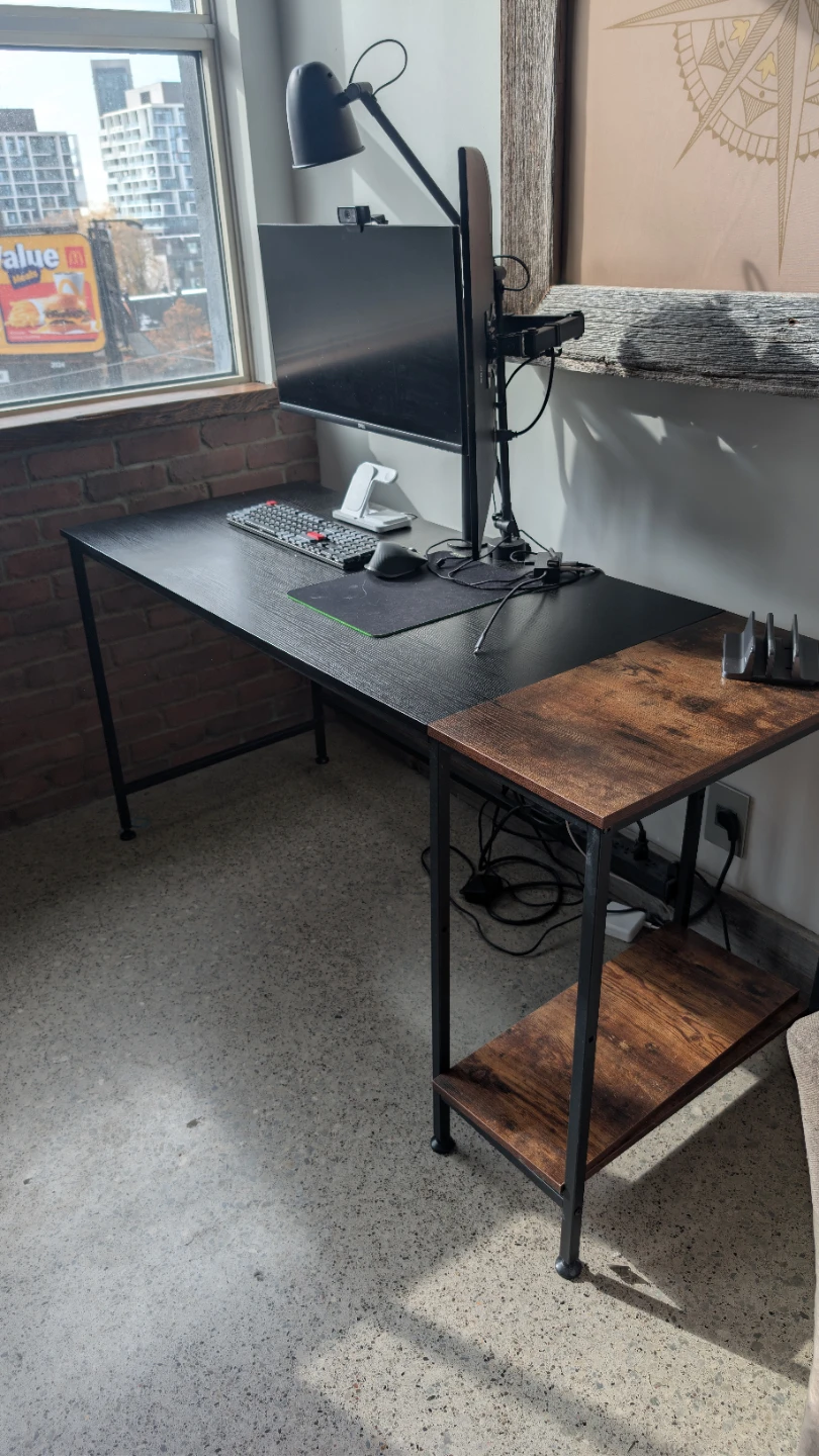 Computer Desk with Shelving - photo 3