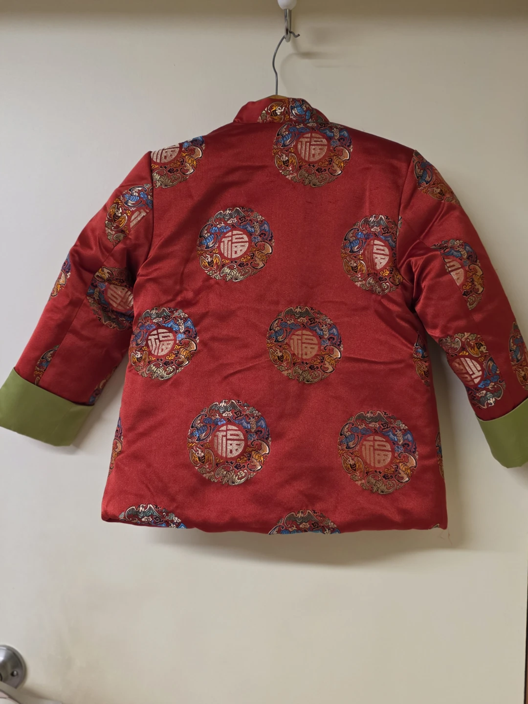 Kids Red Chinese New Year Jacket Size 110 or size 6 - photo 2