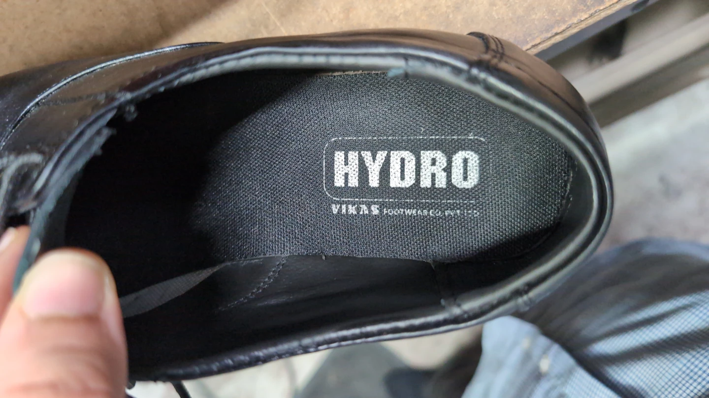 HYDRO Men's Black Oxford Dress Shoes Size 9 - photo 3