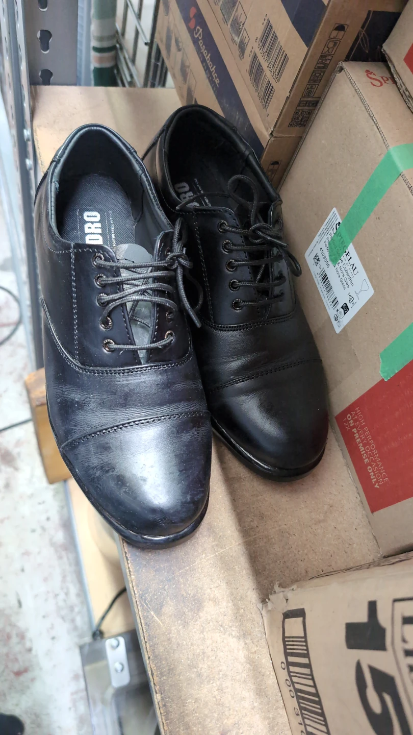 HYDRO Men's Black Oxford Dress Shoes Size 9 - photo 4