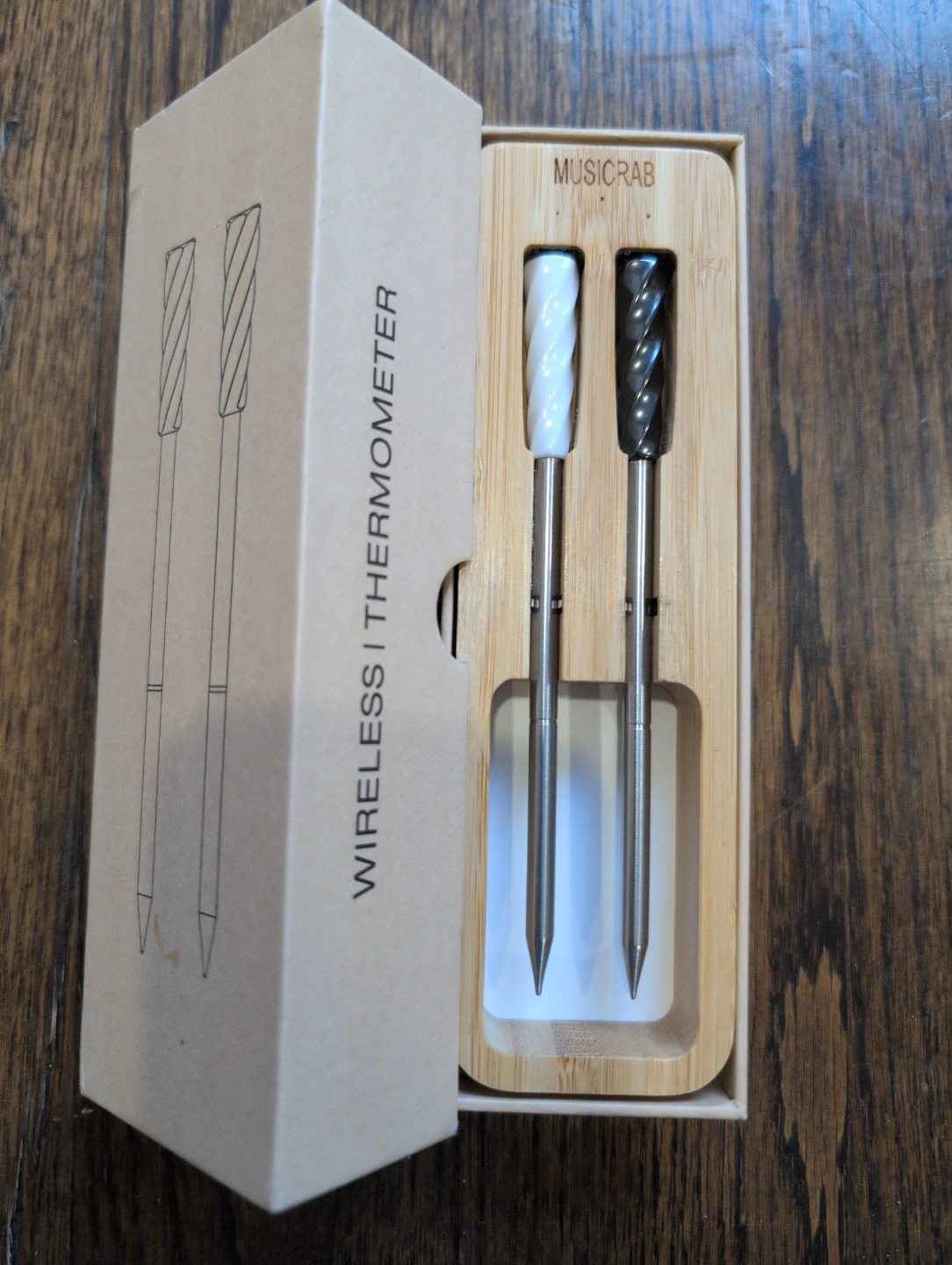 MUSICRAB Wireless Meat Thermometer Probes