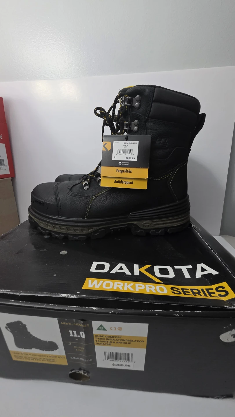 Dakota Workpro Series Work Boots Size 11 Black