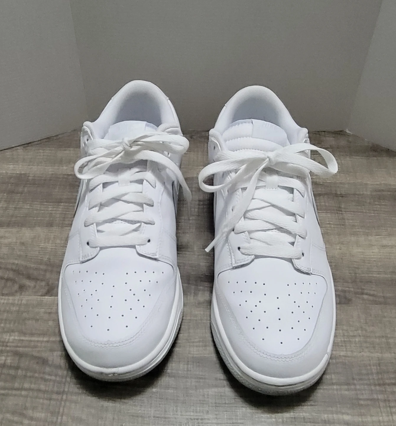 Nike Dunk Low White Men's Size 11 - photo 2
