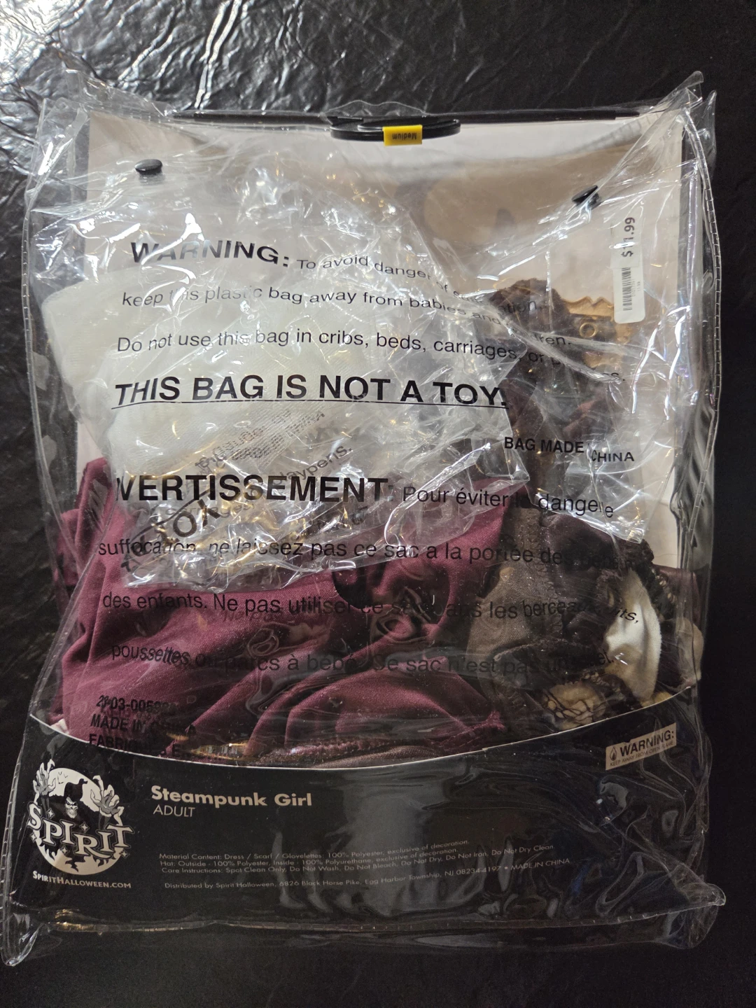 Spirit Halloween Steampunk Girl Costume - Adult Medium - photo 2